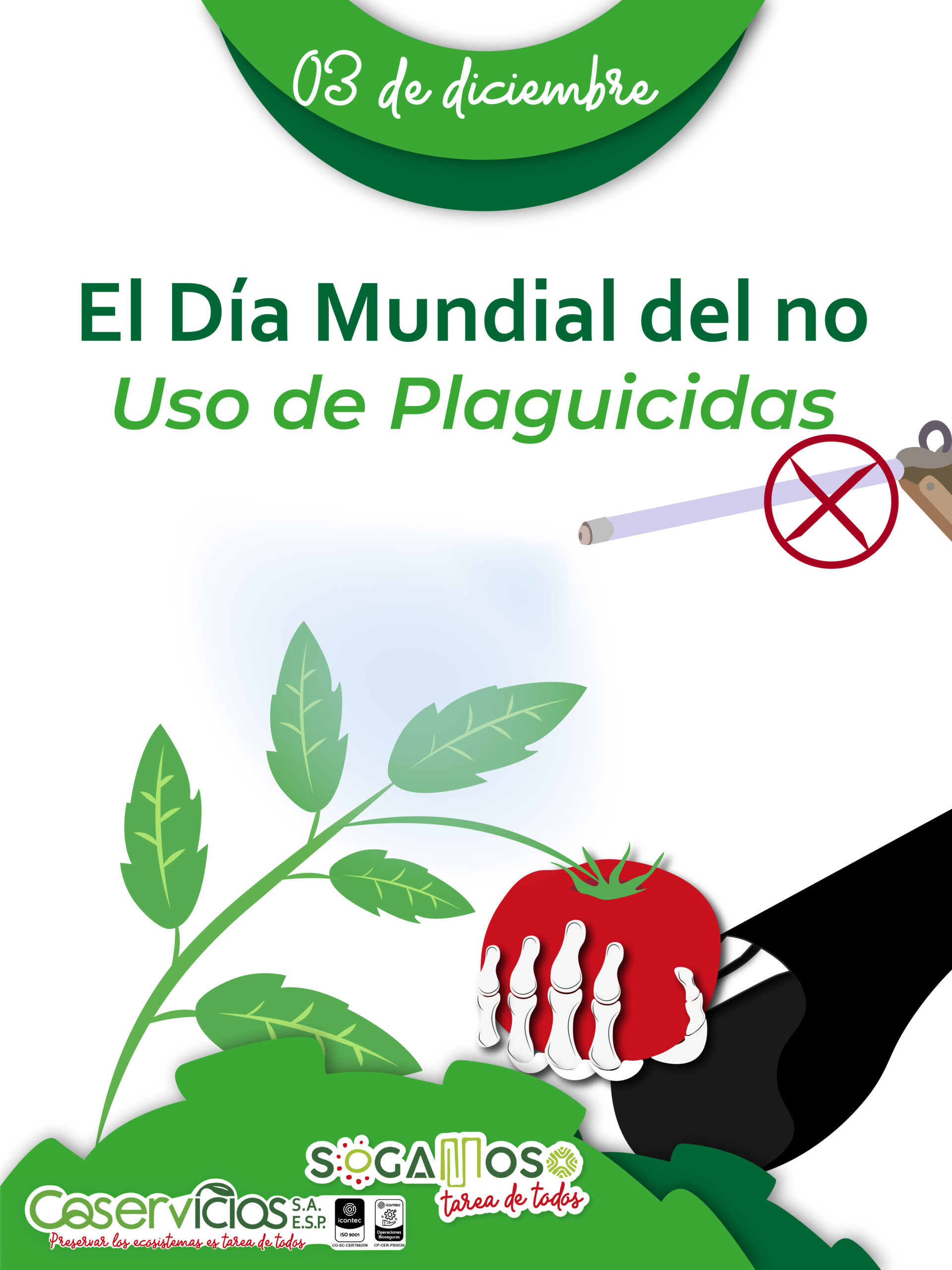 El día mundial del no uso de plaguicidas