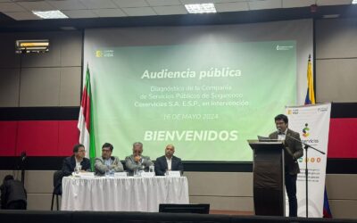 Comunicado de prensa 34 – Superservicios presentó diagnóstico y las acciones para recuperar la empresa Coservicios de Sogamoso