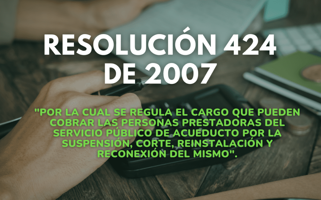 Resolución 424 de 2007