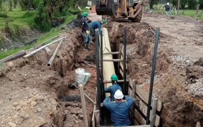 Coservicios avanza en importantes obras de saneamiento para Sogamoso