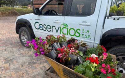 Siembra Día de la tierra Coservicios- Sogamoso