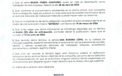 EDICTO NILSON PARDO CHAPARRO